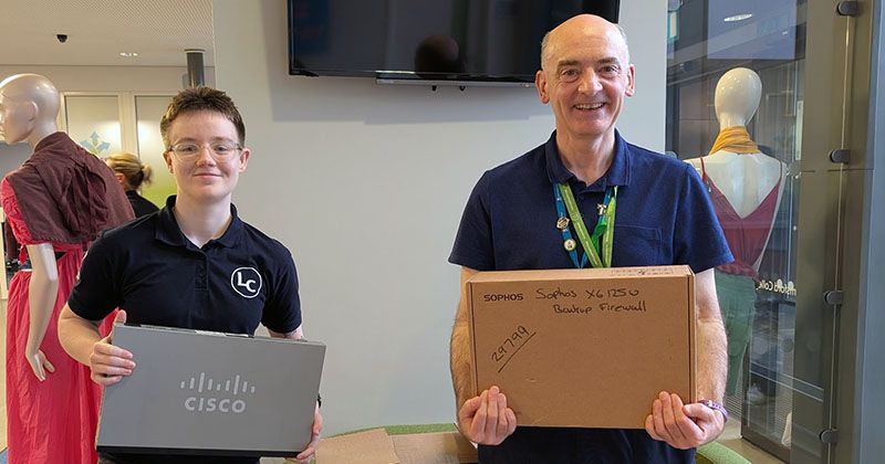 Supporting Chelmsford College by donating equipment